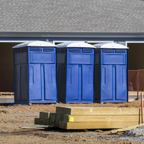 how do you ensure the portable toilets are secure and safe from vandalism during an event in Mount Blanchard Ohio